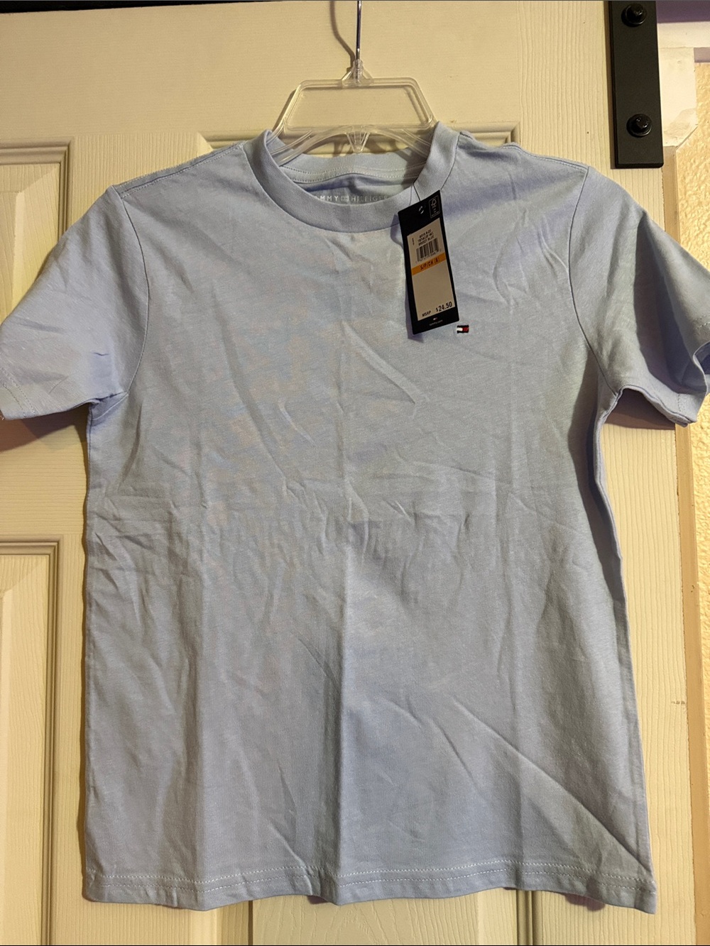 Tommy Hilfiger Light Blue Short Sleeve Crew Tee